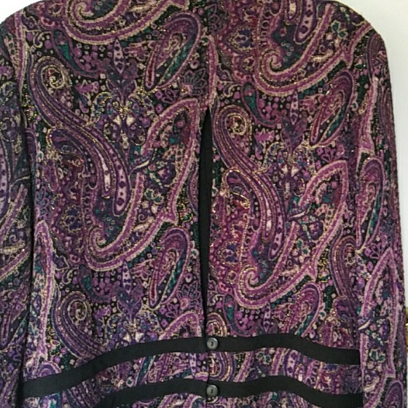 2pc Black Dress & Paisley Jacket NWOT - Picture 6 of 6